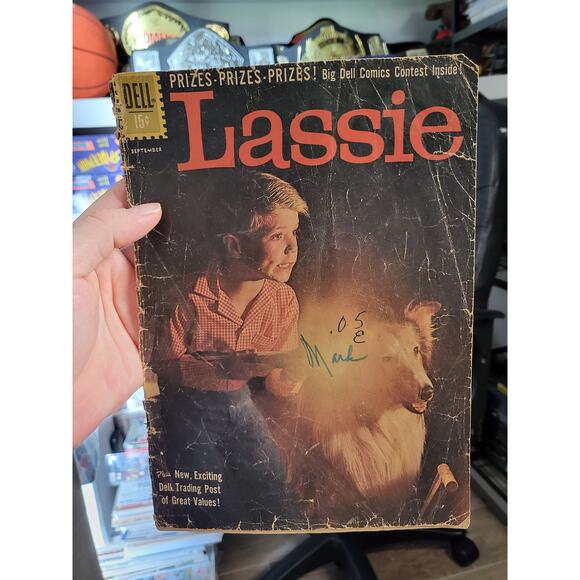 Lassie #54 (1961) Dell Comics Timmy & Lassie Photo Cover Schwinn Ad Back - Picture 2 of 3